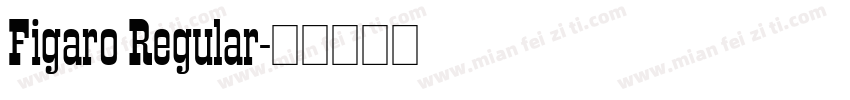 Figaro Regular字体转换